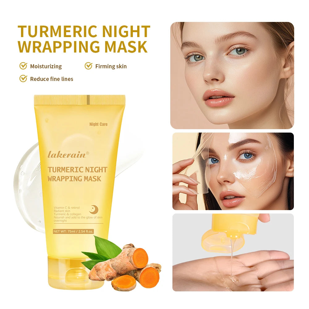 Mascarilla Facial de Colágeno Coreana - Tratamiento Antiarrugas Nocturno