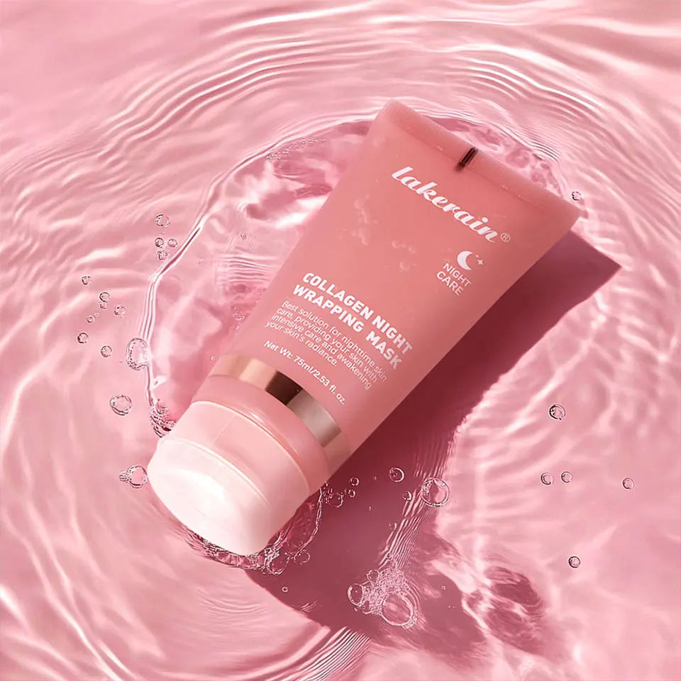 Mascarilla Facial de Colágeno Coreana - Tratamiento Antiarrugas Nocturno