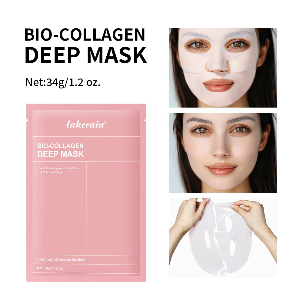 Mascarilla Facial de Colágeno Coreana - Tratamiento Antiarrugas Nocturno