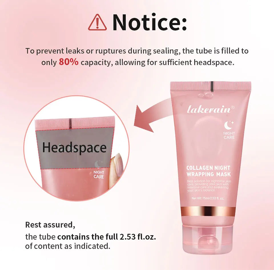 Mascarilla Facial de Colágeno Coreana - Tratamiento Antiarrugas Nocturno