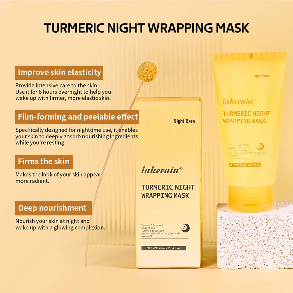 Mascarilla Facial de Colágeno Coreana - Tratamiento Antiarrugas Nocturno