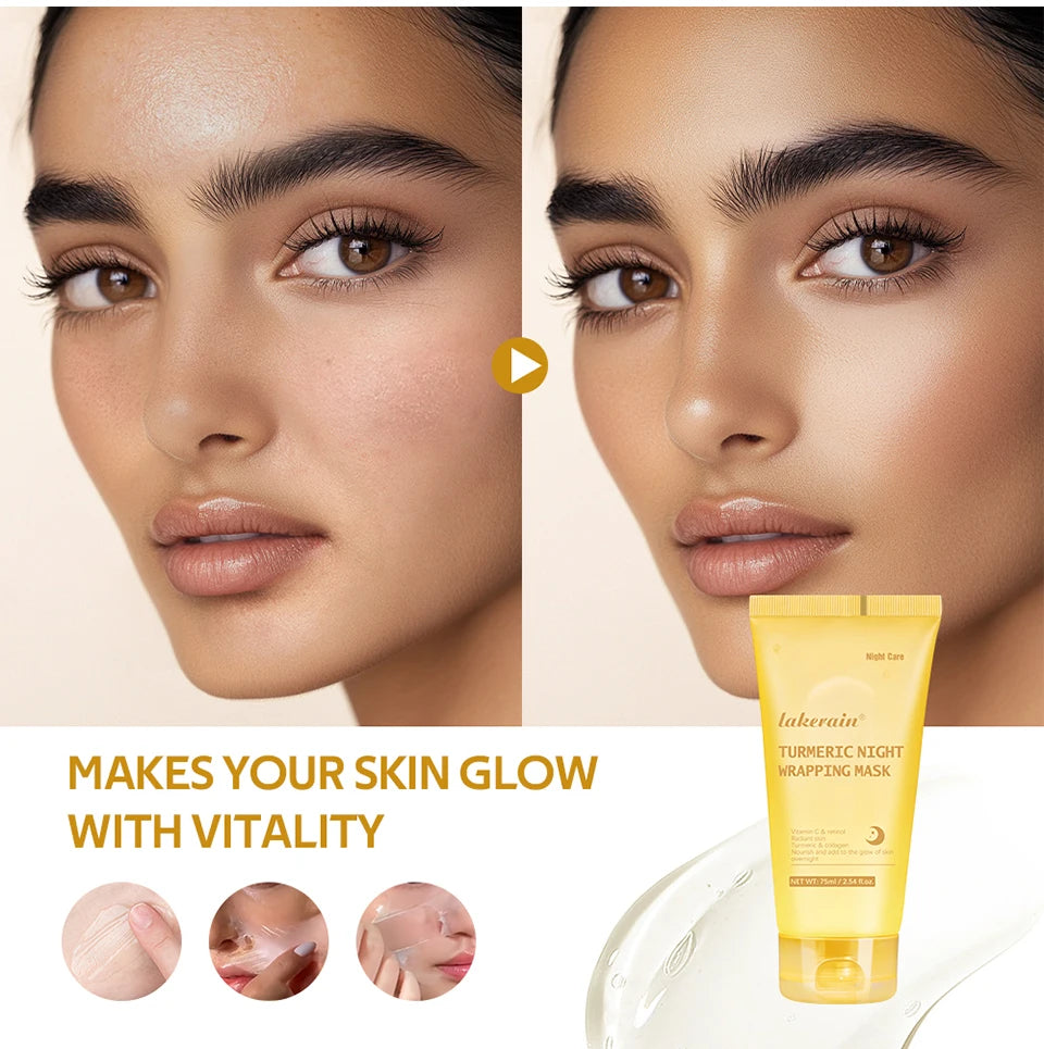 Mascarilla Facial de Colágeno Coreana - Tratamiento Antiarrugas Nocturno