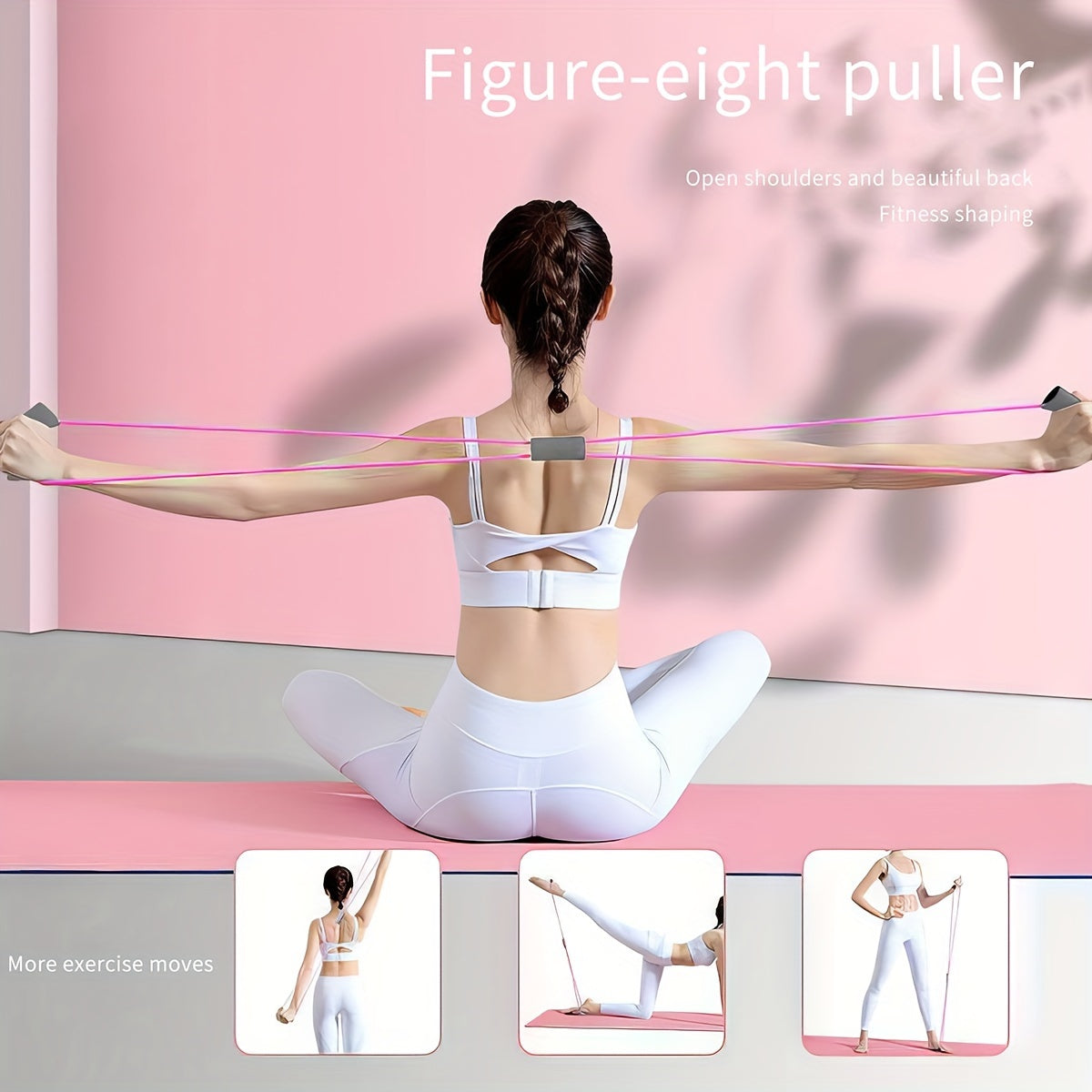 4pcs Yoga & Fitness Set for Home Workouts