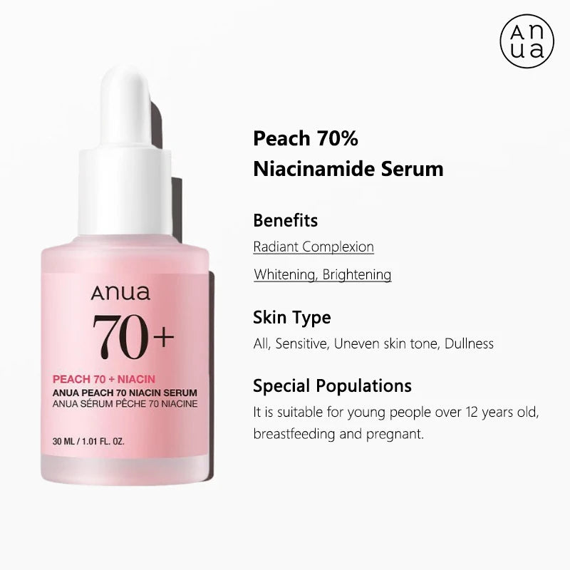 Anua Peach 70 Suero de Niacinamida
