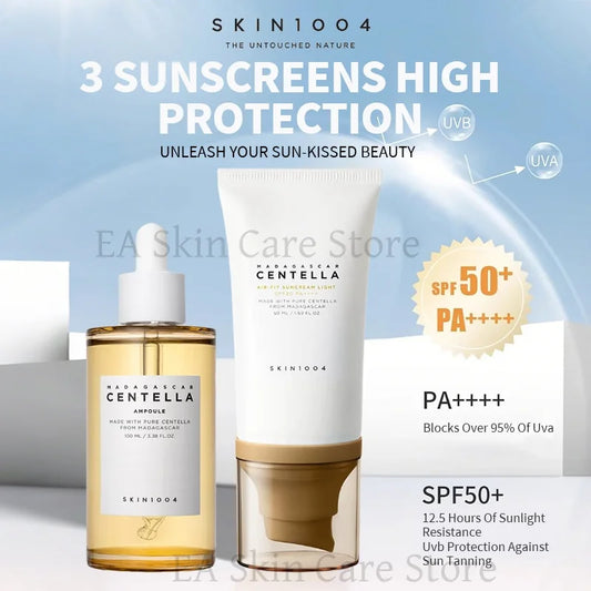 SKIN1004 Centella Set - Protector Solar SPF50 + Ampolla Hidratante (2 piezas)